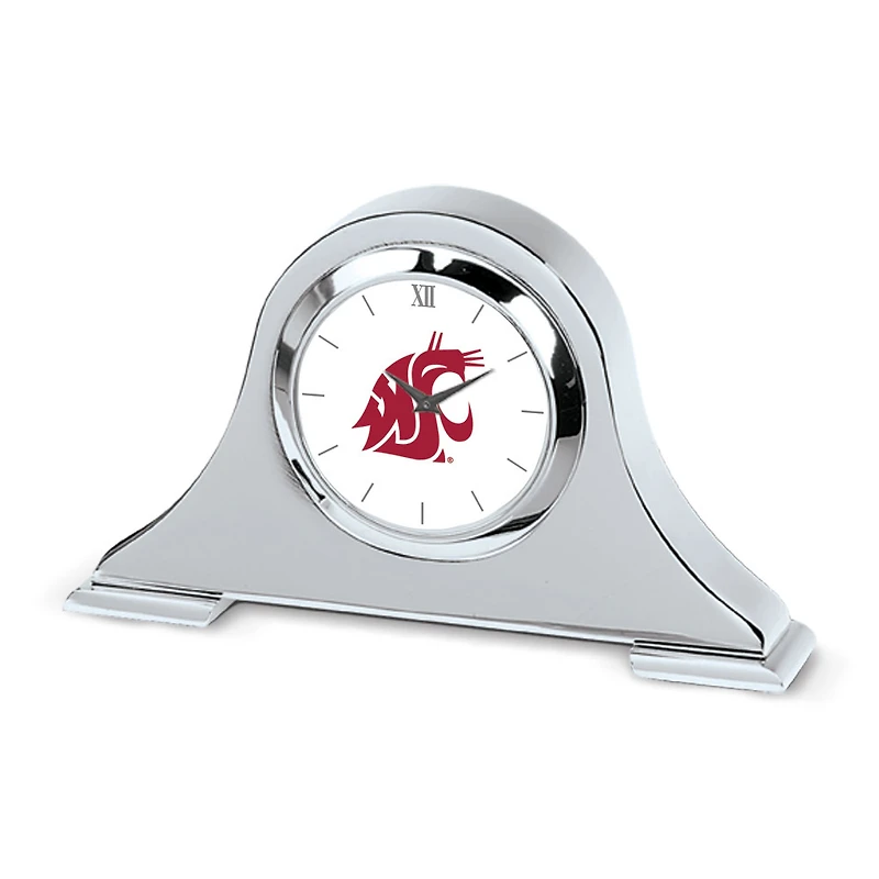 Washington State Cougars Primary Team Logo Napoleon Desk Clock