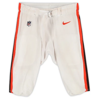 Taven Bryan Cleveland Browns Game-Used #99 White Pants from the 2022 NFL Season