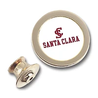 Gold Santa Clara Broncos Team Logo Lapel Pin