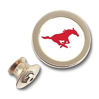 Gold SMU Mustangs Team Logo Lapel Pin