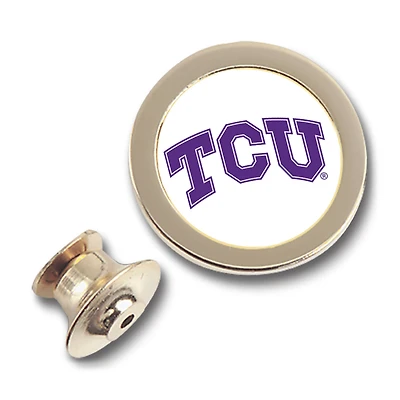 Gold TCU Horned Frogs Team Logo Lapel Pin