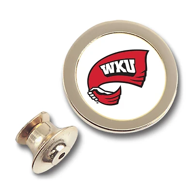 Gold Western Kentucky Hilltoppers Team Logo Lapel Pin