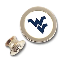 Gold West Virginia Mountaineers Team Logo Lapel Pin