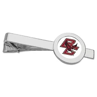 Silver Boston College Eagles Team Logo Tie Bar