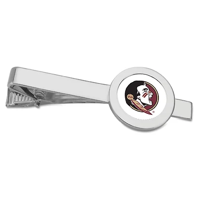 Silver Florida State Seminoles Team Logo Tie Bar