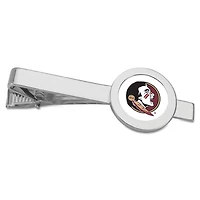 Silver Florida State Seminoles Team Logo Tie Bar