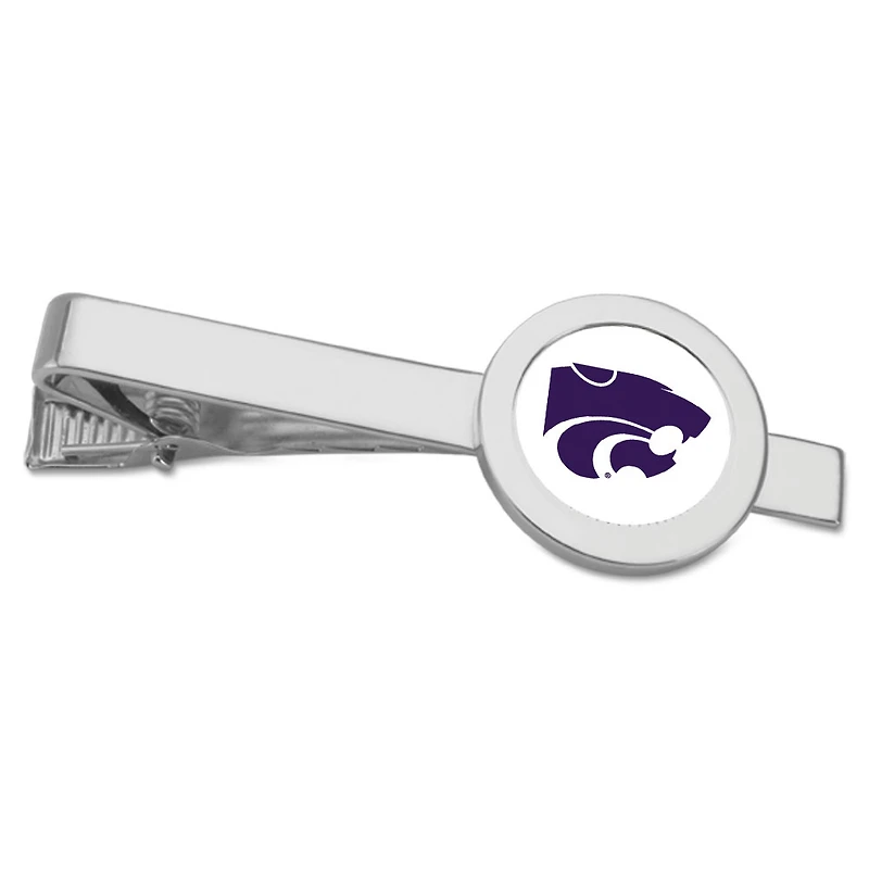 Silver Kansas State Wildcats Team Logo Tie Bar