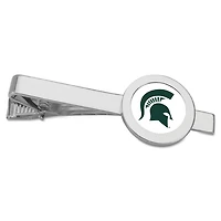 Silver Michigan State Spartans Team Logo Tie Bar