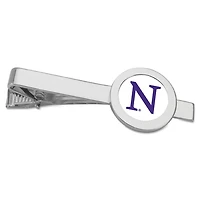 Silver Northwestern Wildcats Team Logo Tie Bar