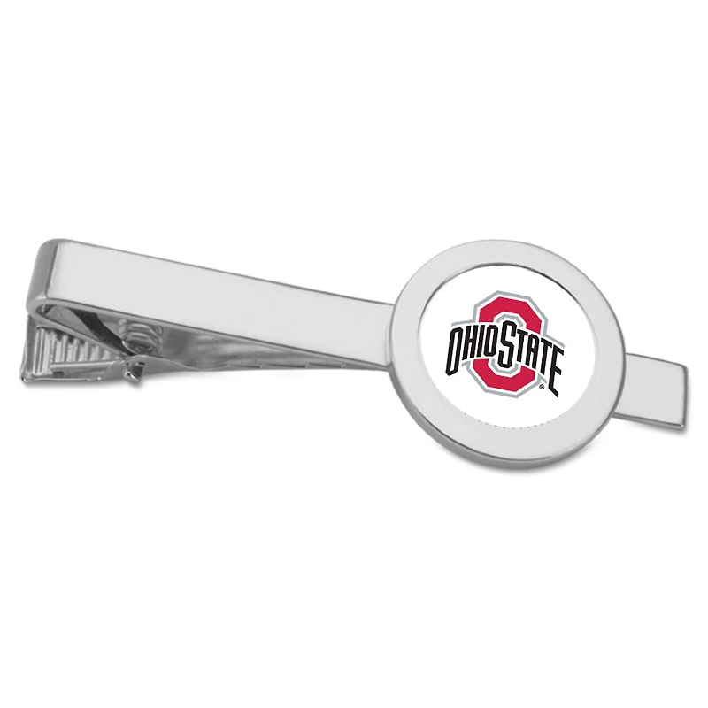 Silver Ohio State Buckeyes Team Logo Tie Bar