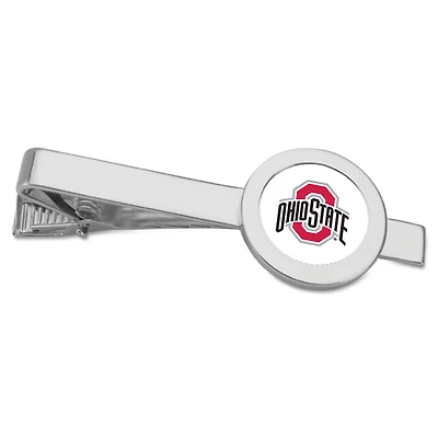 Silver Ohio State Buckeyes Team Logo Tie Bar