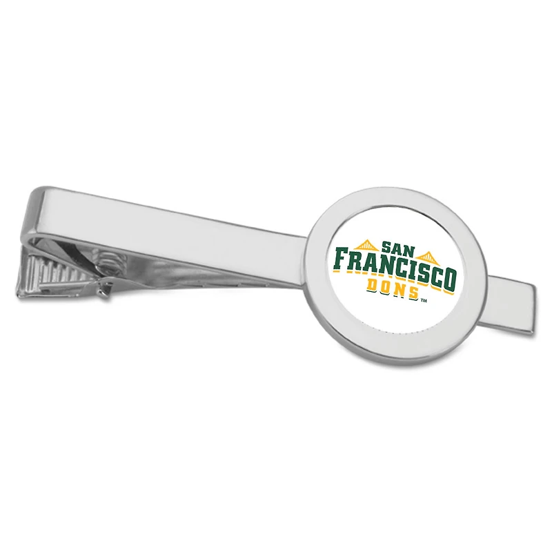Silver San Francisco Dons Team Logo Tie Bar