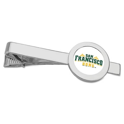 Silver San Francisco Dons Team Logo Tie Bar