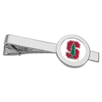 Silver Stanford Cardinal Team Logo Tie Bar