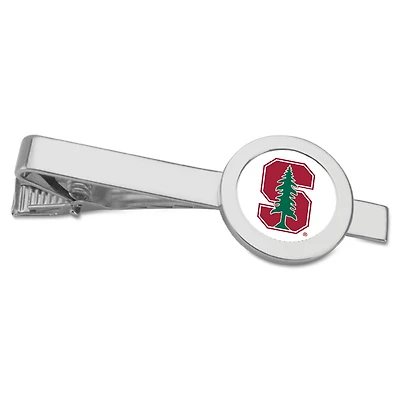 Silver Stanford Cardinal Team Logo Tie Bar