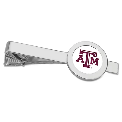Silver Texas A&M Aggies Team Logo Tie Bar