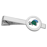 Silver Tulane Green Wave Team Logo Tie Bar