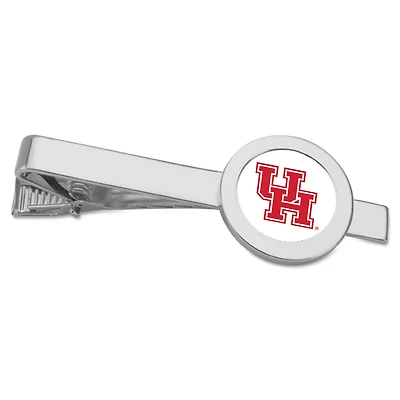 Silver Houston Cougars Team Logo Tie Bar