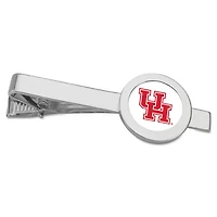 Silver Houston Cougars Team Logo Tie Bar