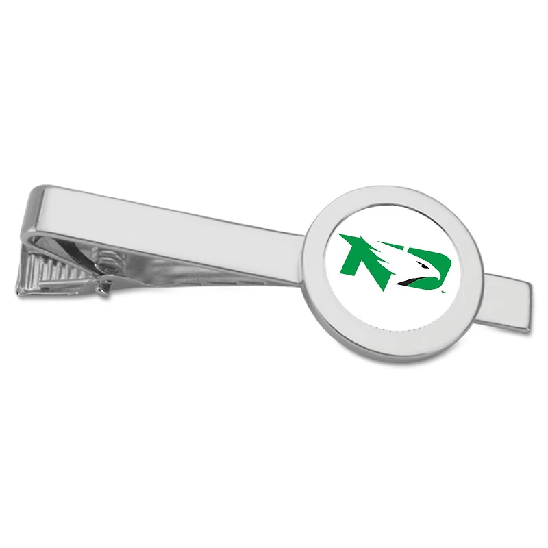 Silver North Dakota Team Logo Tie Bar