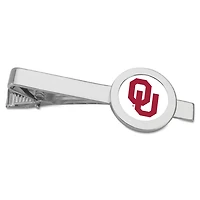 Silver Oklahoma Sooners Team Logo Tie Bar
