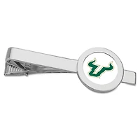 Silver South Florida Bulls Team Logo Tie Bar