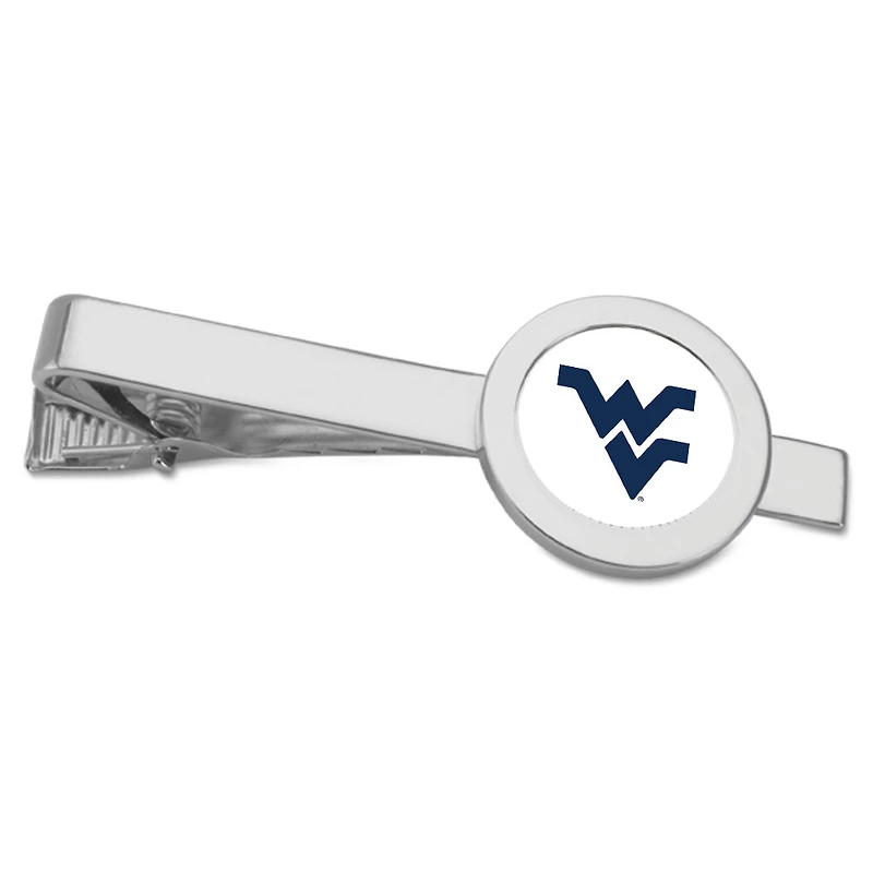 Silver West Virginia Mountaineers Team Logo Tie Bar