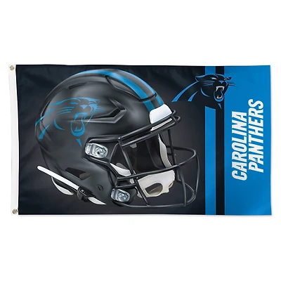 WinCraft Carolina Panthers Alternate Helmet Single-Sided 3' x 5' Deluxe Flag