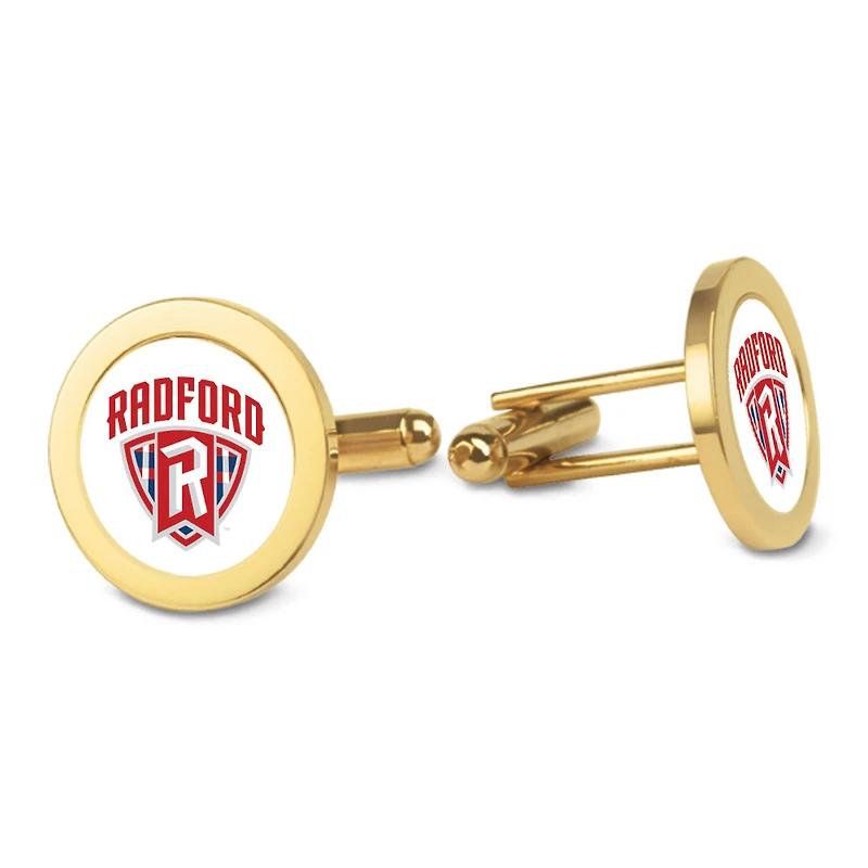Gold Radford Highlanders Logo Cufflinks