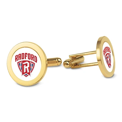 Gold Radford Highlanders Logo Cufflinks
