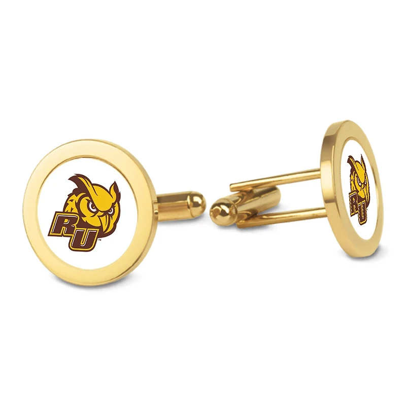 Gold Rowan Profs Logo Cufflinks