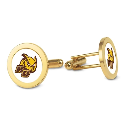 Gold Rowan Profs Logo Cufflinks