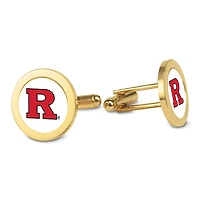 Gold Rutgers Scarlet Knights Logo Cufflinks
