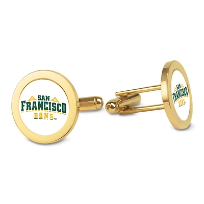 Gold San Francisco Dons Logo Cufflinks