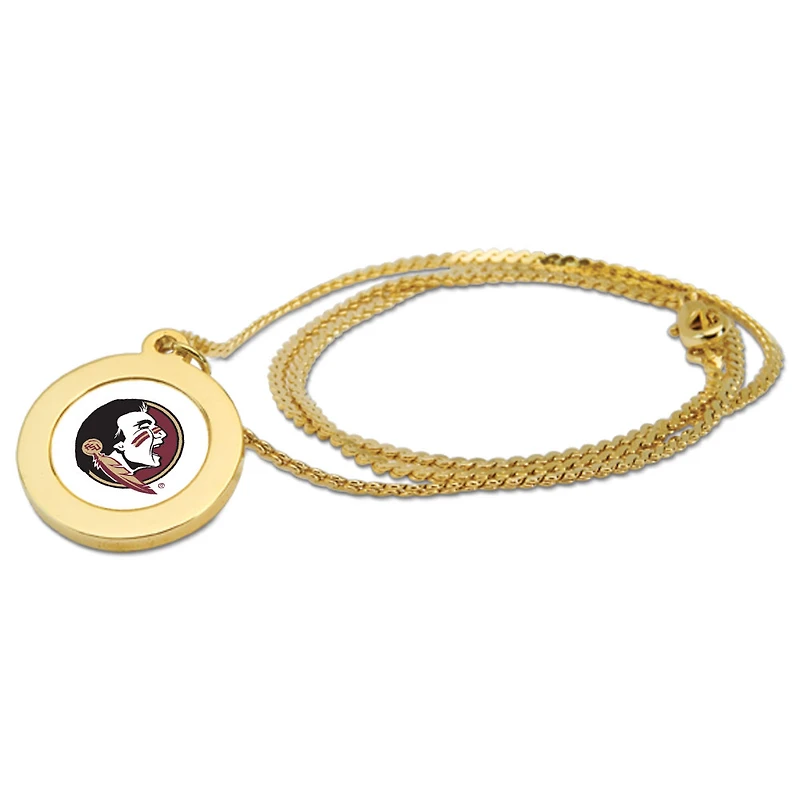 Women's Gold Florida State Seminoles Logo Pendant Necklace