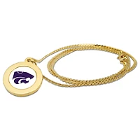 Women's Gold Kansas State Wildcats Logo Pendant Necklace