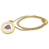 Women's Gold Ohio State Buckeyes Logo Pendant Necklace