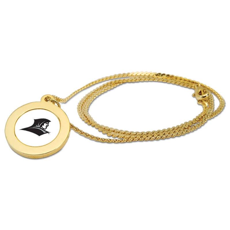 Women's Gold Providence Friars Logo Pendant Necklace