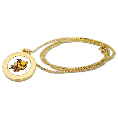 Women's Gold Rowan Profs Logo Pendant Necklace