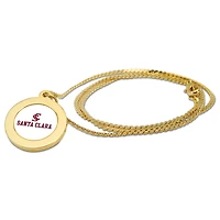 Women's Gold Santa Clara Broncos Logo Pendant Necklace
