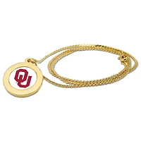Women's Gold Oklahoma Sooners Logo Pendant Necklace