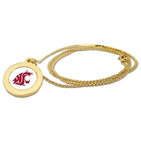 Women's Gold Washington State Cougars Logo Pendant Necklace