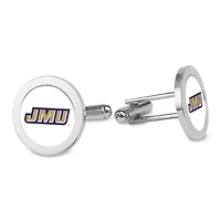 Silver James Madison Dukes Logo Cufflinks