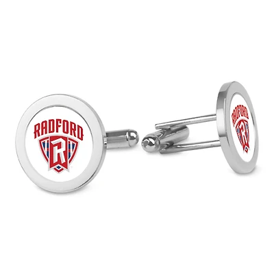 Silver Radford Highlanders Logo Cufflinks