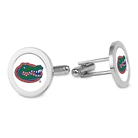 Silver Florida Gators Logo Cufflinks