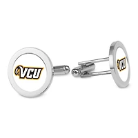 Silver VCU Rams Logo Cufflinks