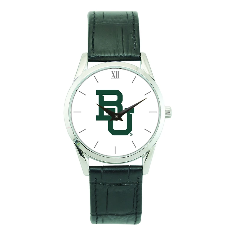 Unisex Silver Baylor Bears Stainless Steel Wristwatch