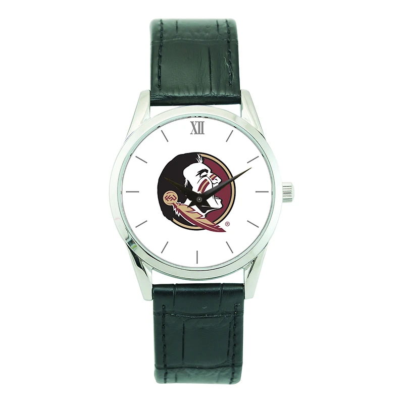 Unisex Silver Florida State Seminoles Stainless Steel Wristwatch