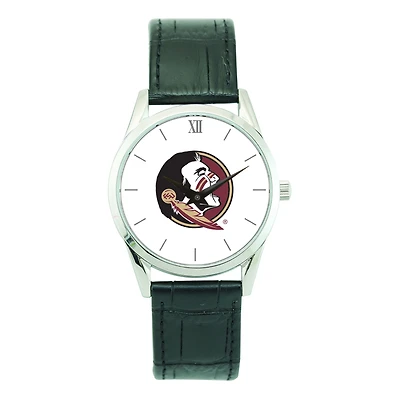 Unisex Silver Florida State Seminoles Stainless Steel Wristwatch
