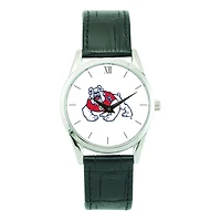 Unisex Silver Fresno State Bulldogs Stainless Steel Wristwatch
